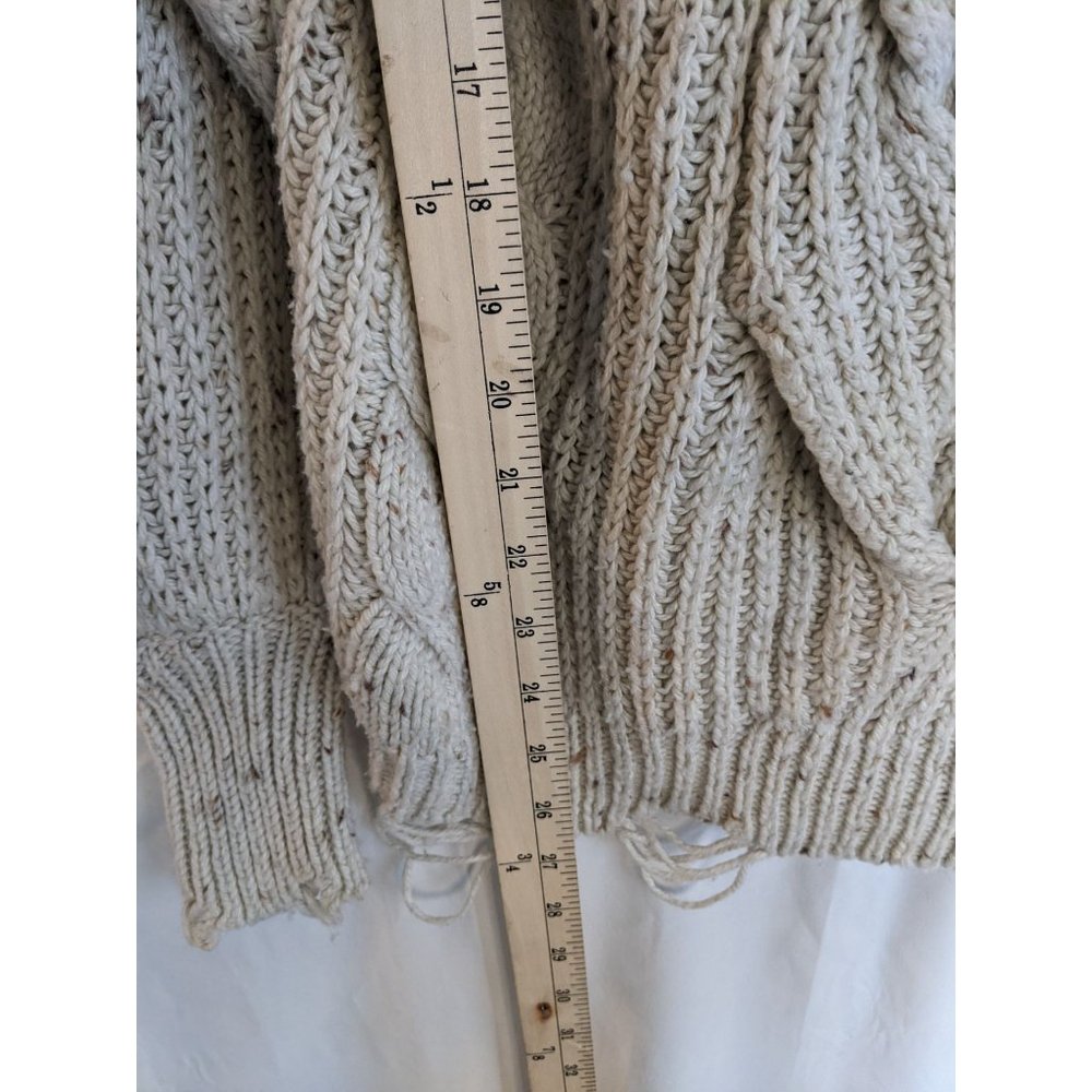 Wildfox Pattie Cable Knit Hooded Sweater XS - Picture 14 of 14